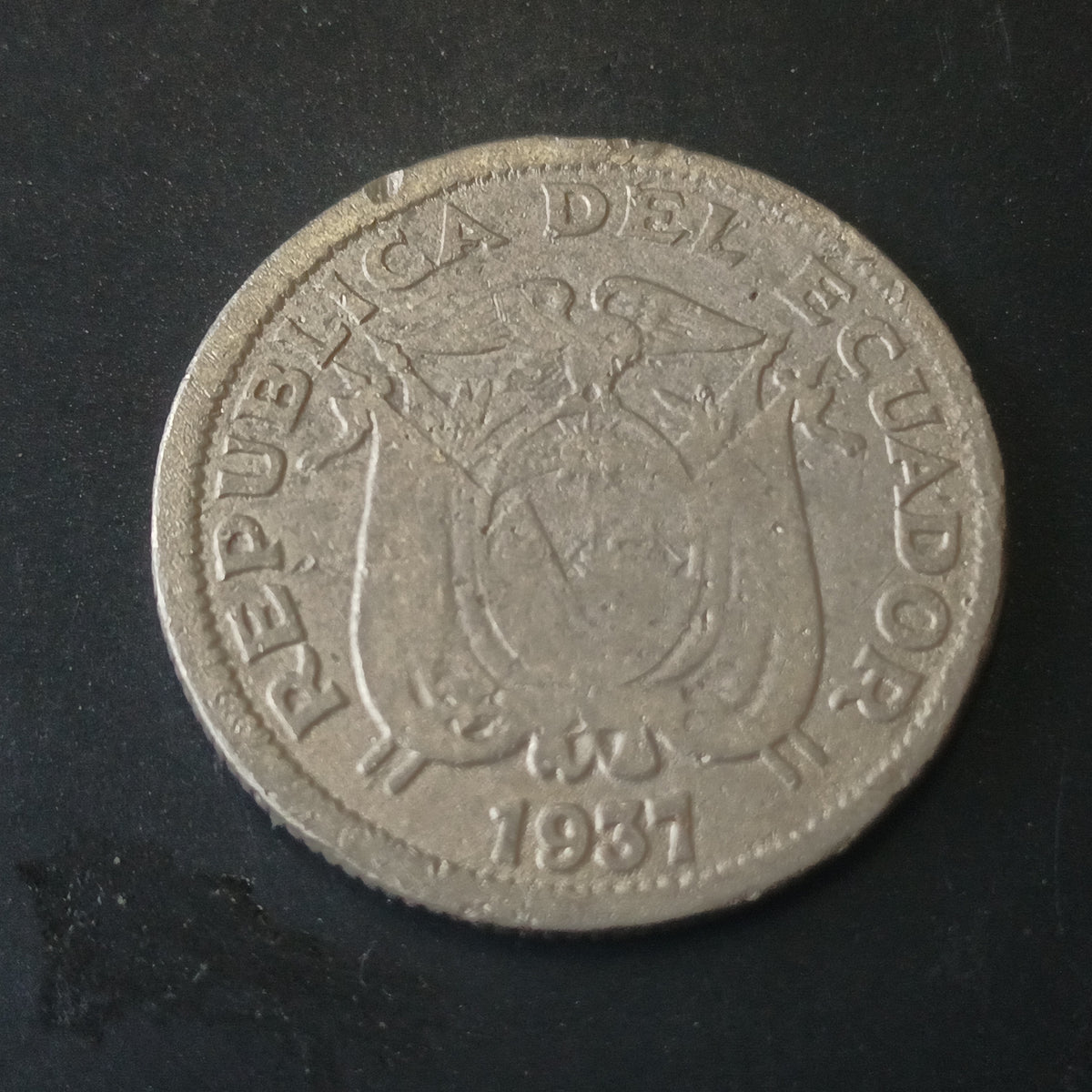 1 Sucre 1937 - Ecuador (Ref: AUC1894)