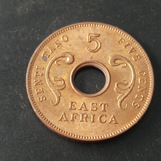 5 Cents 1964 Xf - East Africa (Ref: AUC1604)