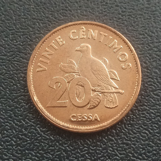 20 Centimos 2017 AUNC - Sao Tome & Principe