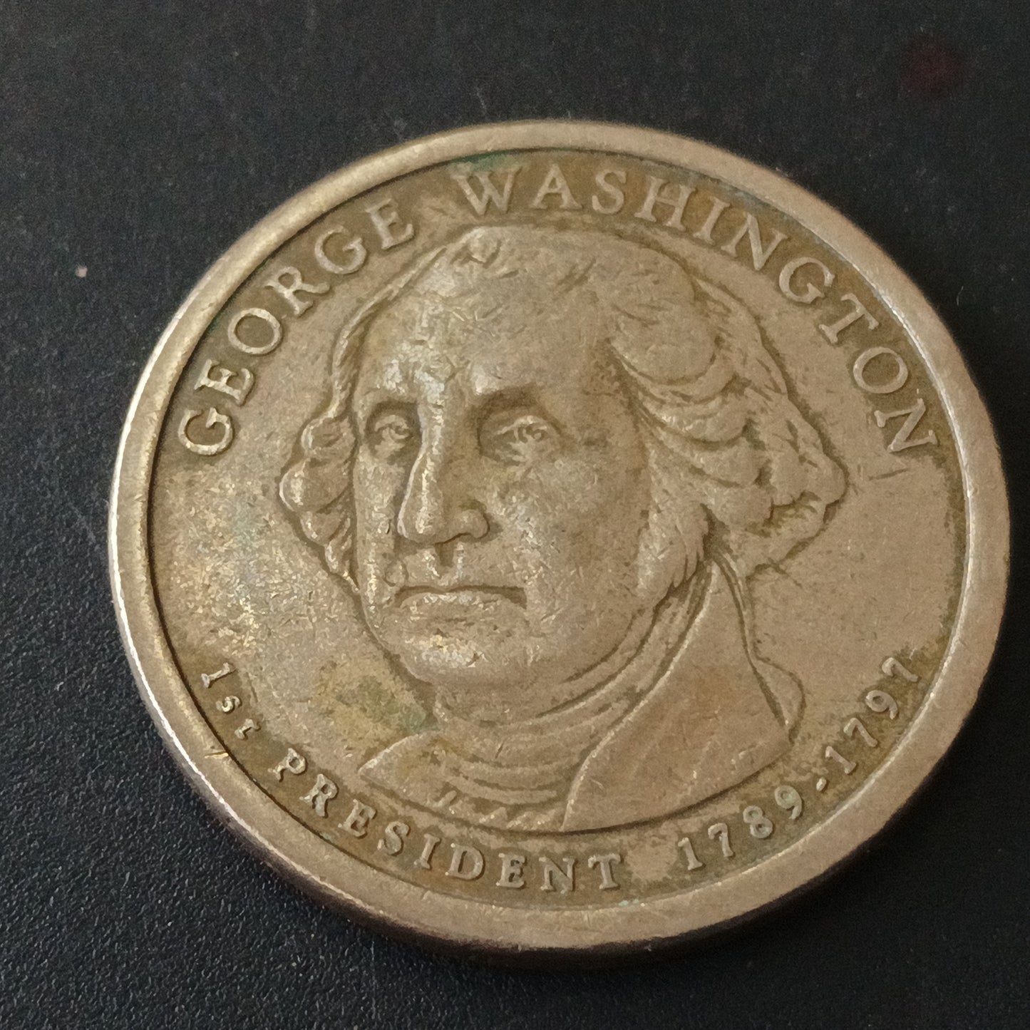 1 Dollar (George Washington - 1st President - 1789-1797) - U.S.A  Presidential $1 Coin Program