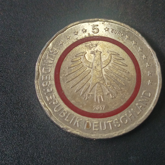 5 Euros 2017 F (Tropical Zone) - Germany (Ref: 310703)