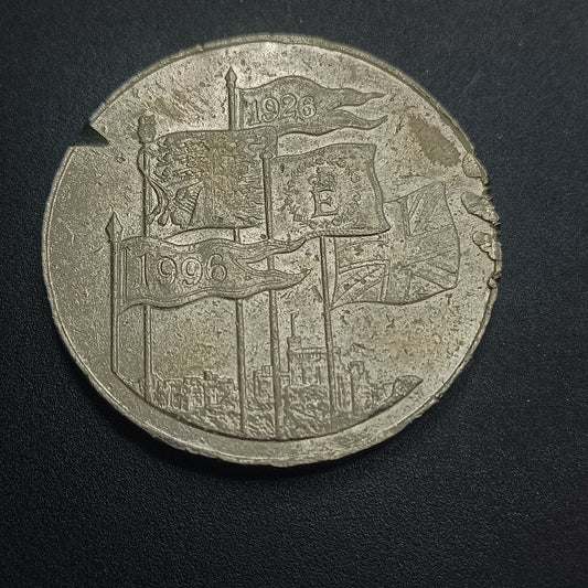 5 Pounds 1996 - 70th anniversary of the birth of Queen Elizabeth II - United Kingdom (Ref: AUC1705)