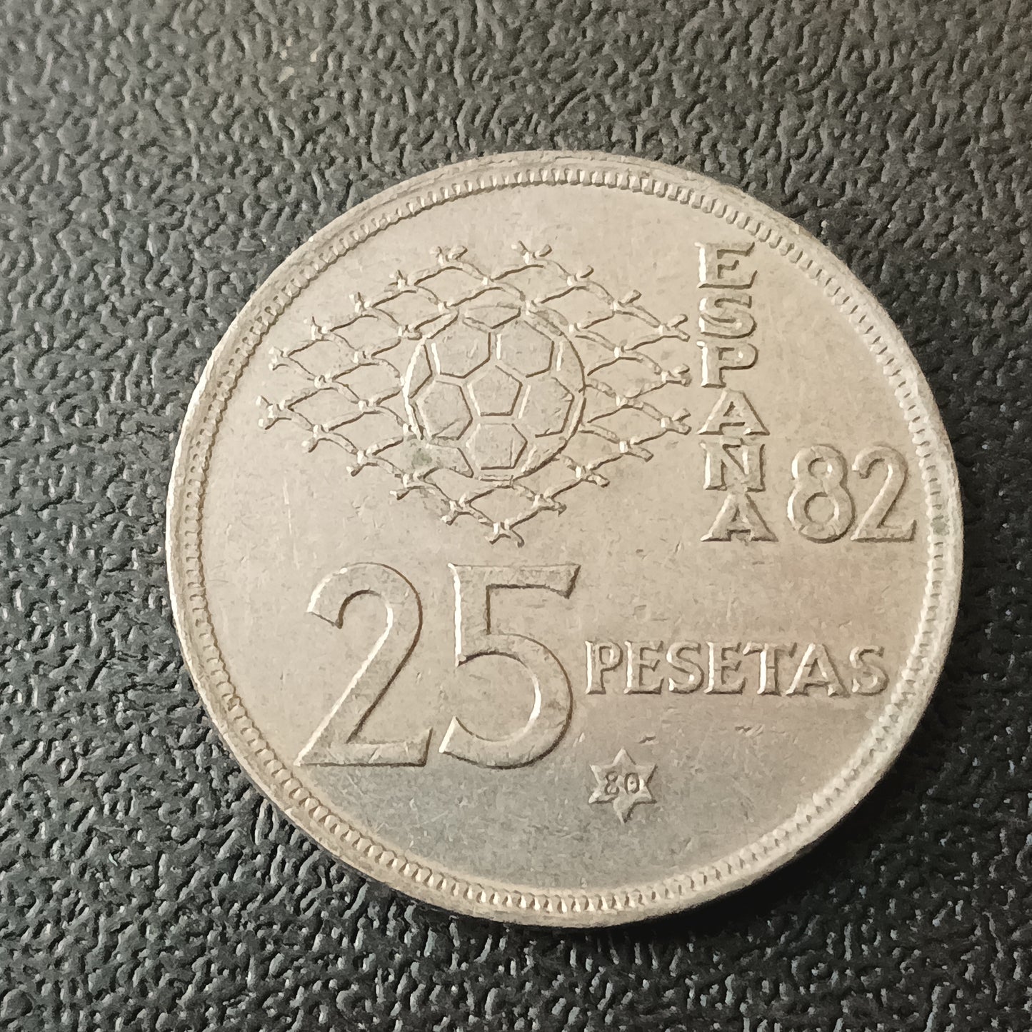 25 Pesetas 1980 - Juan Carlos I España '82 - Spain