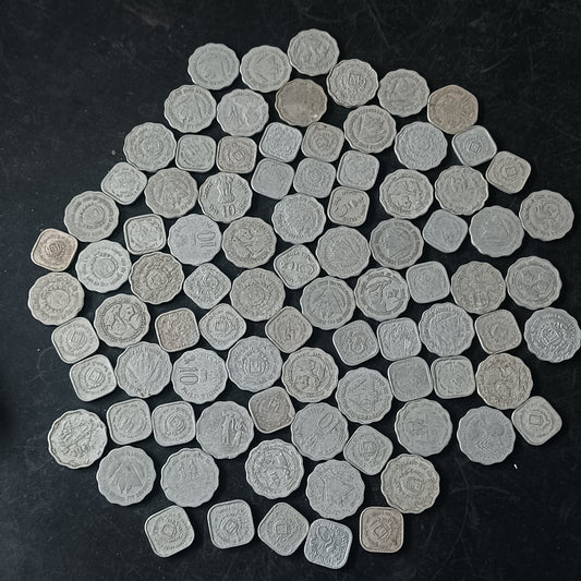 Lot of 87 Coins - Aluminium Commemorative mix - Fine condition(Ref:AUC1787)