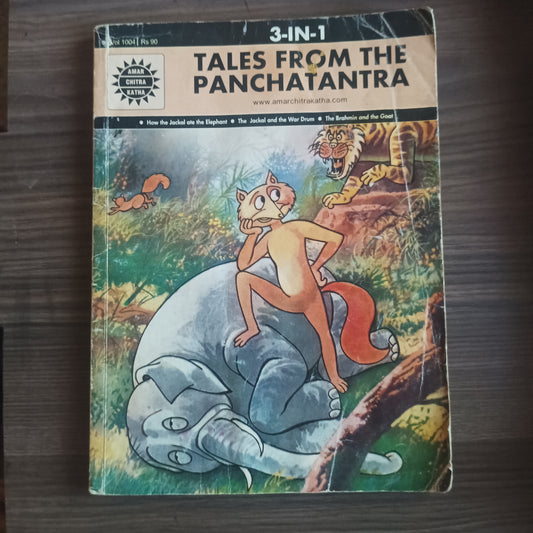 3 in 1 Amar Chitra Katha : Panchatantra - Tales from the Panchatantra (Pre owned - Good Condition)