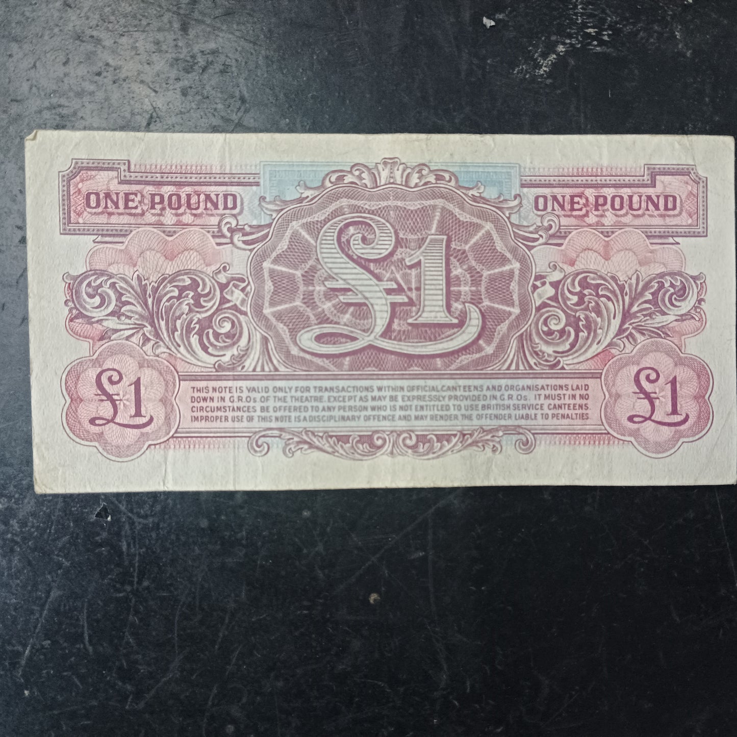 1 Pound - British Armed Forces 2nd series  1948 - United Kingdom -Military vouchers (Ref : AUC1476)