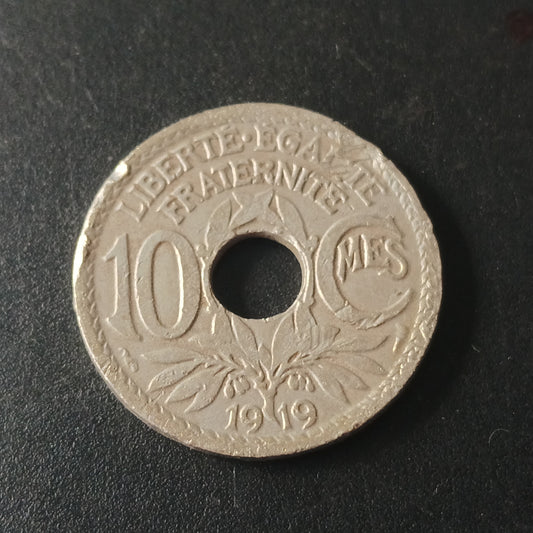 10 Centimes 1919 - France  (Ref: AUC1827)