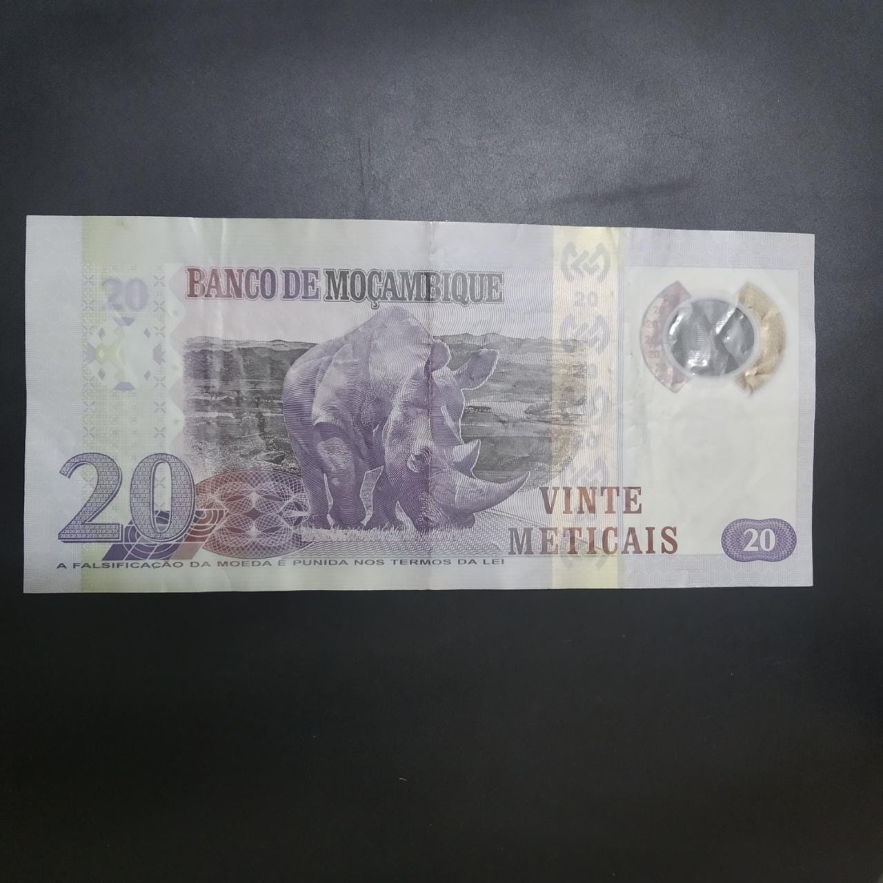 20 Meticals UNC- Mozambique (Polymer Note)