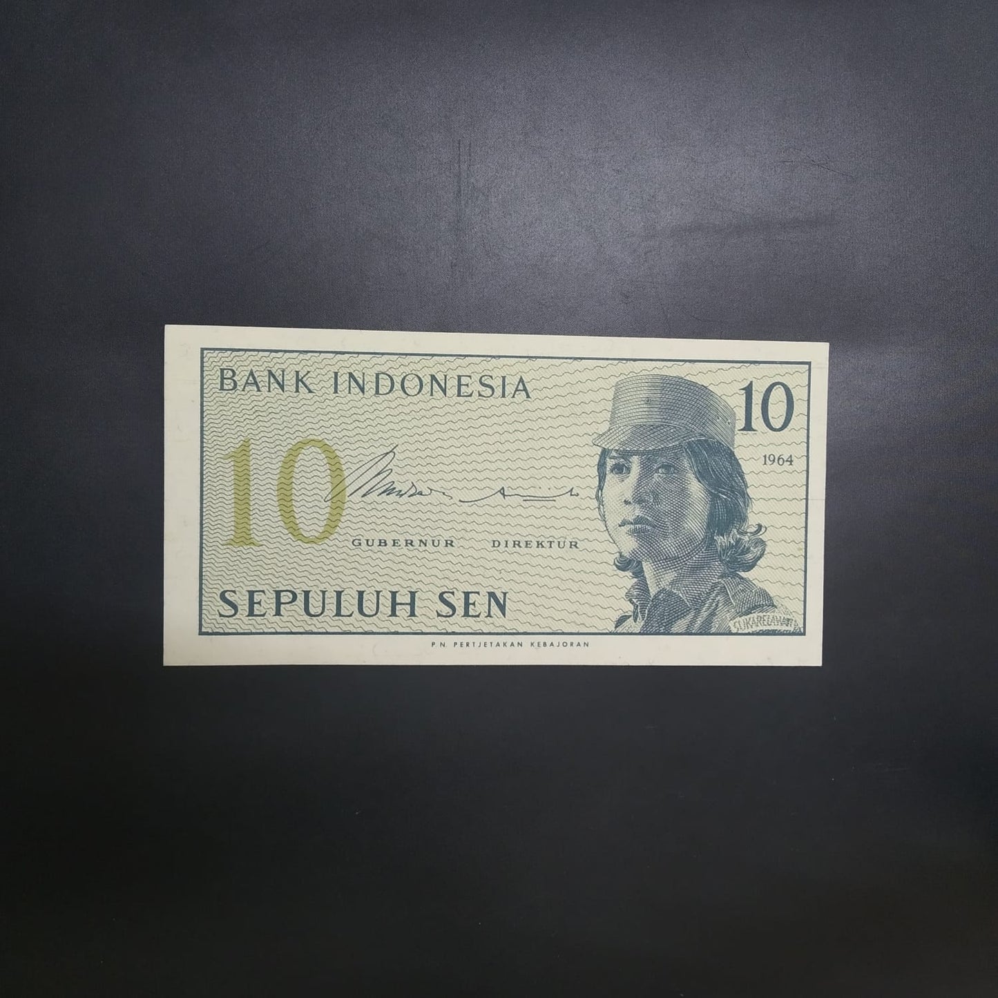 10 Sen 1964 UNC - Indonesia (Old Issue)