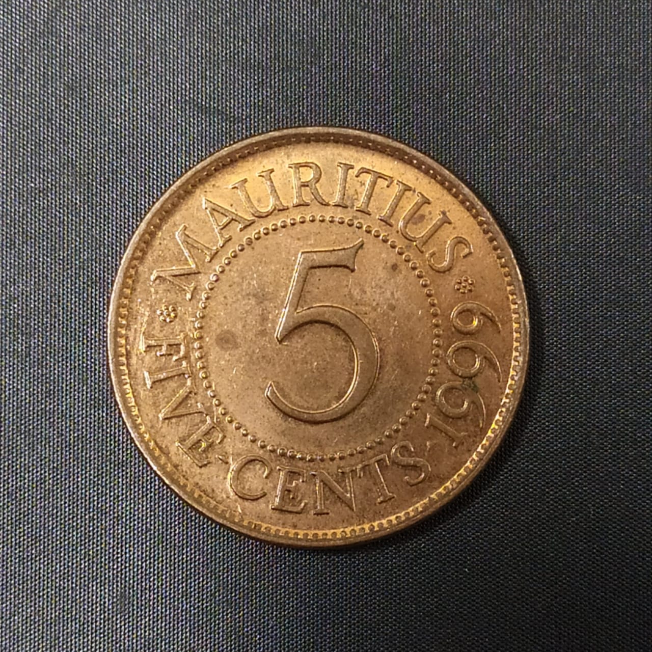 5 cents - Mauritius