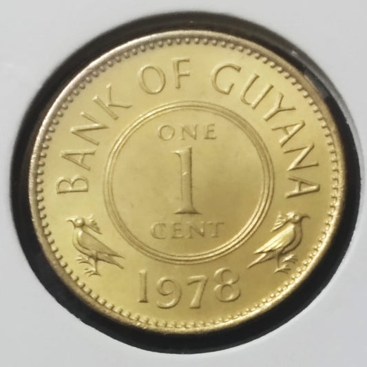 1 Cent UNC - Guyana