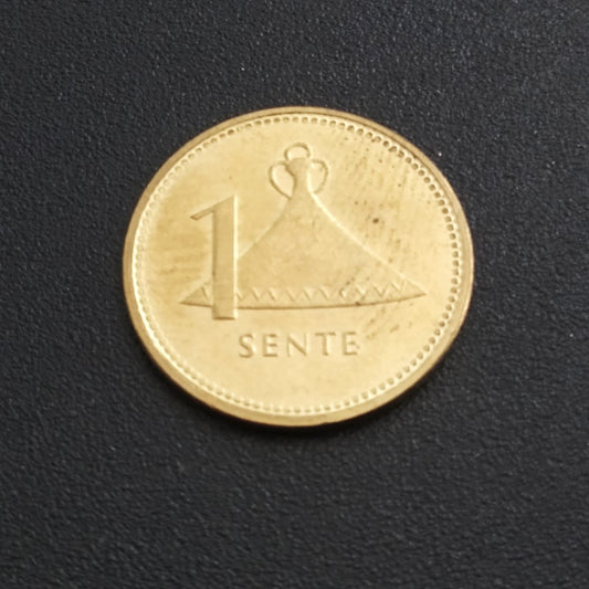 1 Sente 1992- Letsie III - Kingdom of Lesotho