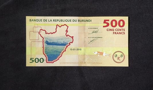 500 Francs UNC - Burundi