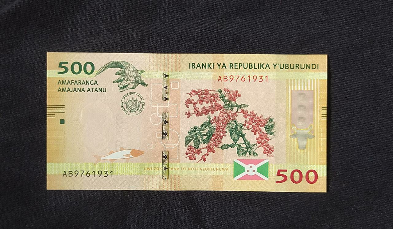 500 Francs UNC - Burundi