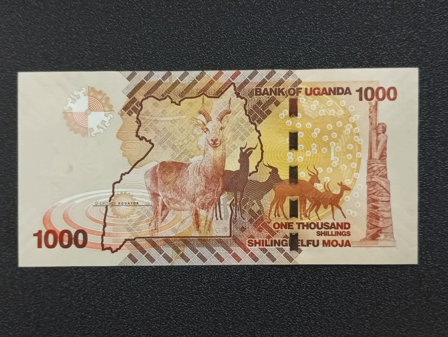 1000 Shillings  UNC - Uganda