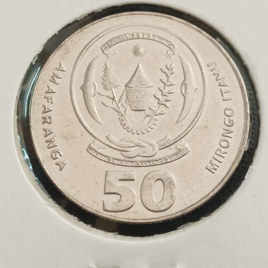 50 Amafaranga 2011 UNC - Rwanda