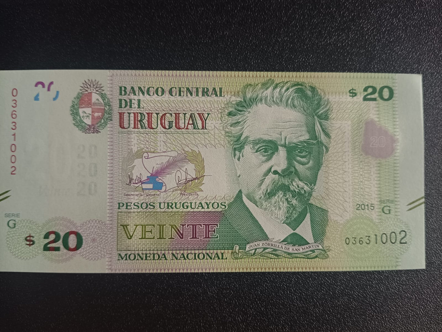 20 Pesos Uruguayos 2015 UNC - Uruguay