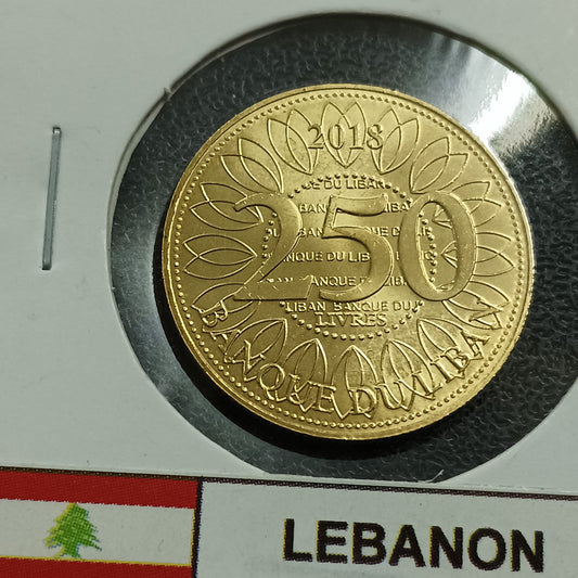 250 Livres UNC - Lebanon