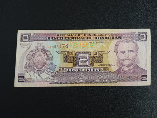 2 Lempiras 1998 - Honduras