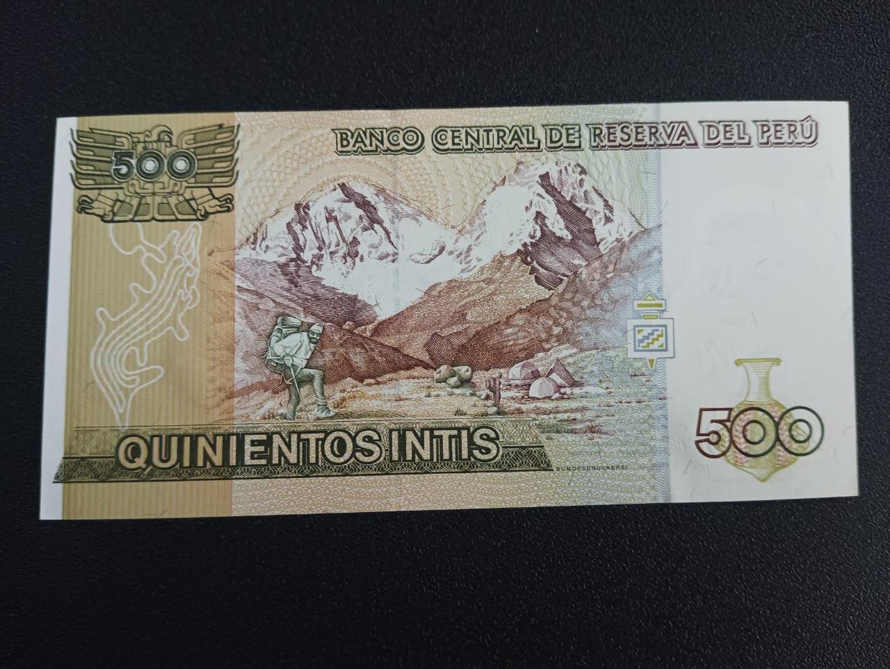 500 Intis 1987 UNC - Peru