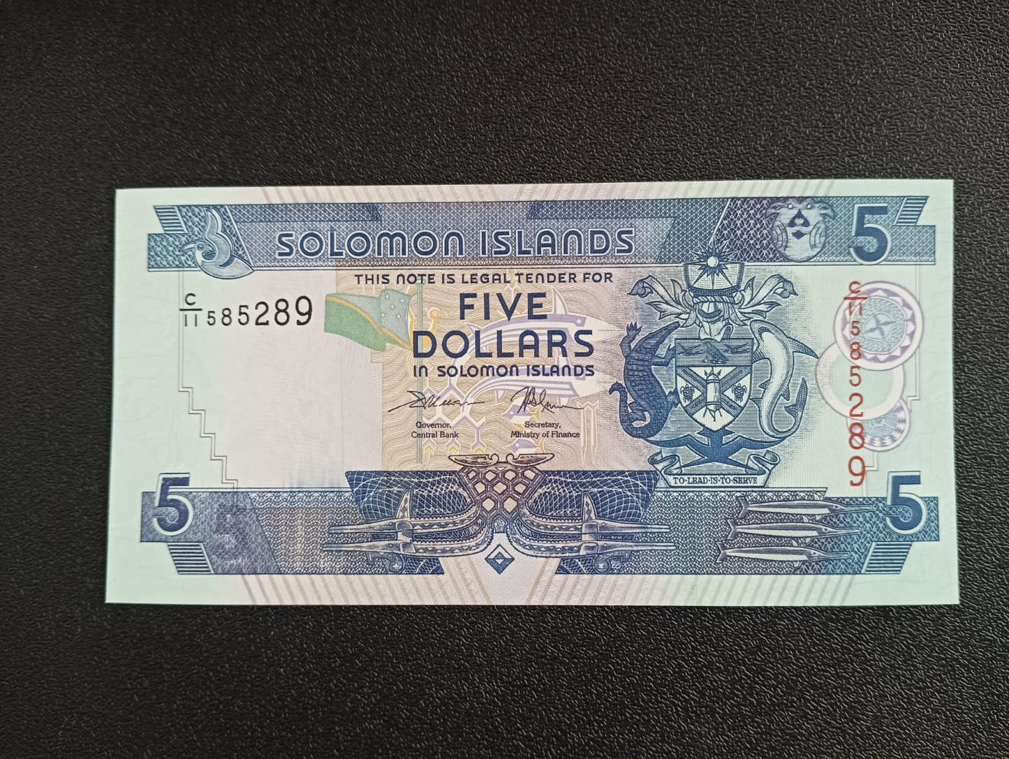 5 Dollars (2004-2011) UNC - Solomon Islands