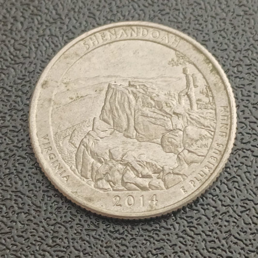 1/4 Dollar - Virginia -Shenandoah National Park